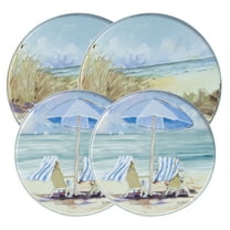 Range Kleen 5138 4 Pack "Seaside Retreat" ©Jane Slivka Rouner Burner Cover Set