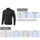 thumbnail image 2 of Camiseta deportiva para hombre, camisetas de fitness elásticas con cremallera de un cuarto de manga Abanopi Pequeña, 2 of 7