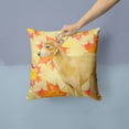 thumbnail image 2 of Fall Design with Dog Fabric Decorative Pillow, 2 of 4