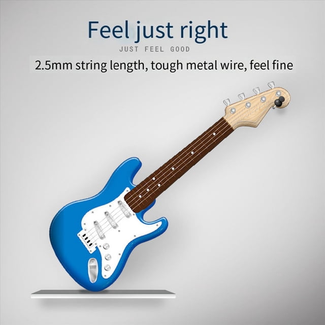 2pcs 17In Guitar Toy for Kids,4 Strings Electric Guitar Musical Instruments for Children, Electronic Instrument Toy,C