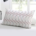 thumbnail image 5 of Abstract Gray Pink Throw Pillow Cover, Modern Geometric Nordic Style Rectangle Decorative Pillow Case Protector Soft Cushion Cover Lumbar Pillowcase for Couch Sofa Bedroom Car Chair Decor 12x20 Inch, 5 of 8