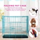 thumbnail image 2 of GOOHOCHY Jaula plegable con inodoro para perros, caniches, perros pequeños y medianos, gatos, conejos y mascotas (azul), 2 of 8