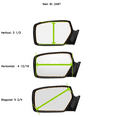 thumbnail image 2 of Burco 2497 Driver Side Flat Replacement Mirror Glass for Lincoln Town Car, 2 of 6