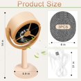 thumbnail image 2 of Portable Range Hood with 3 Removable Filters, Pletpet Desktop 125°Adjustable Angle Portable Kitchen Exhaust Fan Small Hanging Range Hood Fan for Desktop and Outdoor, 2 of 7
