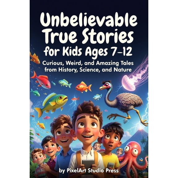 Unbelievable True Stories for Kids Ages 7-12: Curious, Weird, and Amazing Tales from History, Science, and Nature: Inspi, (Paperback)