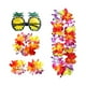 thumbnail image 4 of Conjunto de disfraz hawaiano tropical BLESIY ACCESORIO para mujeres Multicolor falda hawaiana, 4 of 8