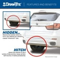 thumbnail image 2 of Fits 2019-2022 Toyota RAV4 Draw-Tite Trailer Hitch Rear 76912 Hidden Hitch; Class III; Square Tube Welded; 2 Inch Receiver; 3500 Pound Weight Carrying Capacity/350 Pound Tongue Weight, 2 of 5
