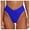 Dark Blue, variant on Women's Bikini Bottom Sexy V Cut High Cut High Waisted Beach Swimming Party