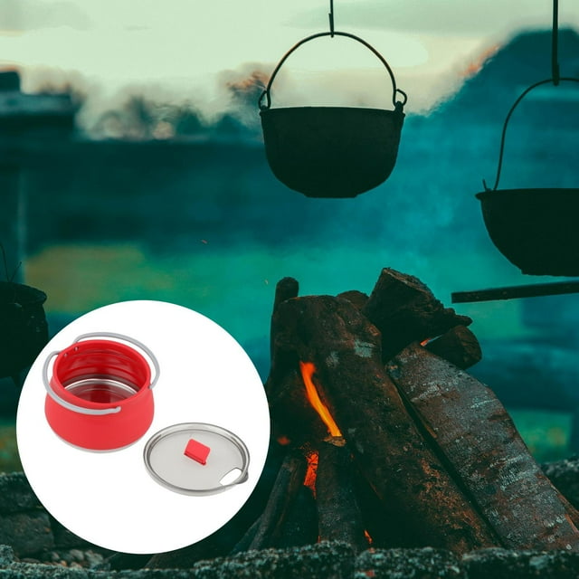 Casserole de Cuisson en Silicone Pliable et Rabattable Cuisinière à Gaz Cuisine