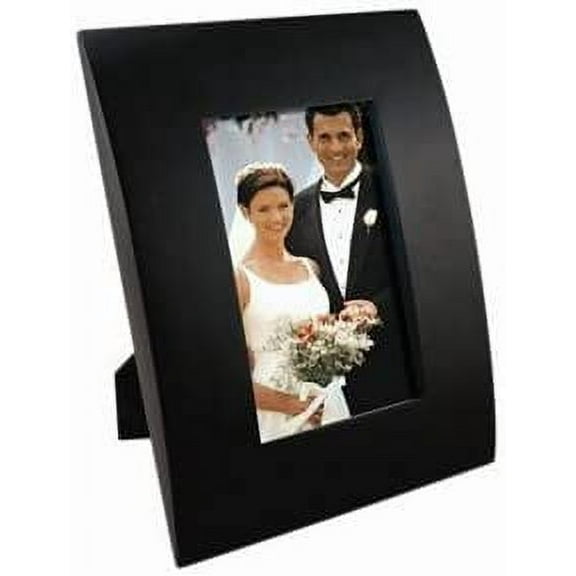 Black Wood 5" x 7" Contour Picture Frames - Pack of 12