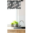 thumbnail image 3 of Ambesonne Beige and Grey Valance Pack of 2, Circles with Dots, 54"X18", Dimgray Pale Salmon, 3 of 4