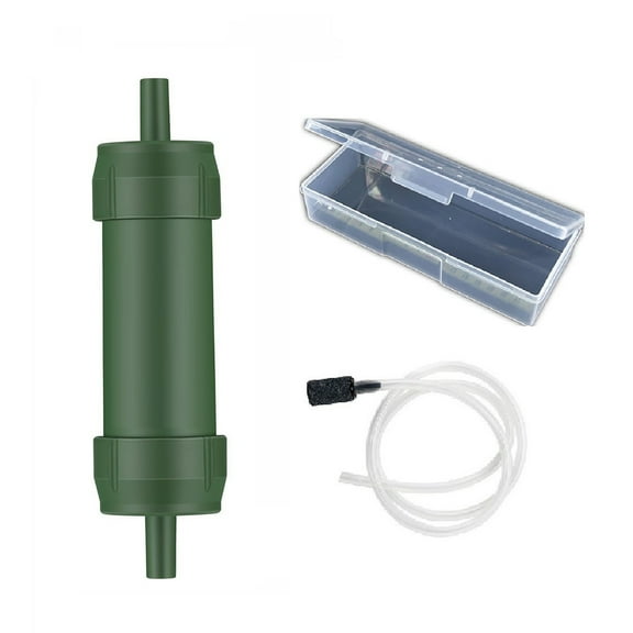 Personal Water Filter with Carry Case for Hiking Camping Hunting Fishing Outing Backpacking Travel Emergency Preparedness