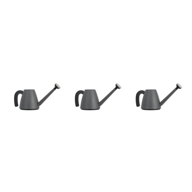 kurtrusly Water Can For Even Water Distribution - High-capacity And Durable Resistant To Impact Plant Watering 1.8Lspace gray 3Set
