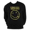 thumbnail image 4 of Nirvana Unisex Sweatshirt: Yellow Happy Face, 4 of 4