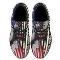 thumbnail image 2 of Desert Strm Veteran American flag Shoes Sneakers Black Size 6, 2 of 7