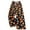 24#-Dark Blue, variant on FAZVAOO Women's Pajama Pants,Floral Printed Elastic Waist Wide Leg Ankle Sleep Pants,27"Inseam