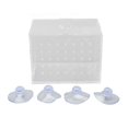 thumbnail image 1 of Fish Breeder Box High Transparency Acrylic Hatchery Incubator Tank with Suction Cups for Baby Fishes Shrimp Clownfish 9x6x7cm / 3.5x2.4x2.8in, 1 of 2