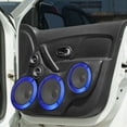 thumbnail image 2 of Unique Bargains 2pcs 4'' Vehicle Audio Speaker Cover Mesh Subwoofer Horn Guard Decorative Circle Grille Protector Blue, 2 of 7