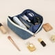thumbnail image 5 of Bolsa organizadora de maquillaje Prite, impermeable, azul, 5 of 9