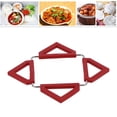 thumbnail image 4 of Foldable Table Pad, Non-Slip Stainless Steel Thickening Silicone Trivet Mat Flexible  For Hot Pots For Pans For Cups For Bowls Red, 4 of 8