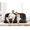 Black, variant on Bean Bag Chair Double human dog bed,Lazy sofa ,Loveseat,Fits You & Pets,Extra Large Floor Couch,Can sit or lie down,2-in-1,5 Adjustable Position, Plump Pillow,2 Seat,Chenille,Gray,Lazy Sofa Chair