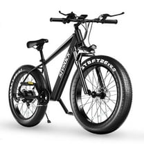 1000W Electric Bike for Adults, 26"x4.0" Fat Tire Mountain Bicycle, 25MPH 7-Speed Gears E-Bike