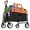 Black, variant on PINDEE 38 Inch Collapsible Wagon Cart Large Capacity 330 LBS Heavy Duty Folding Garden Utility Cart with Wheels for Beach Camping.Blue