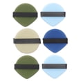 thumbnail image 1 of 6 unids maquillaje de esponja de esponja de maquillaje de maquillaje aplicadores de imprimación para la base (estilo mixto), 1 of 6