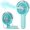 Blue, variant on PETGLE Portable Misting Fan - 180° Foldable Handheld Personal Fan with Mist Spray, 3 Speeds, 30ml Water Tank, USB Rechargeable - Ideal for Travel, Outdoors, Makeup, Camping, Home, and Office Use