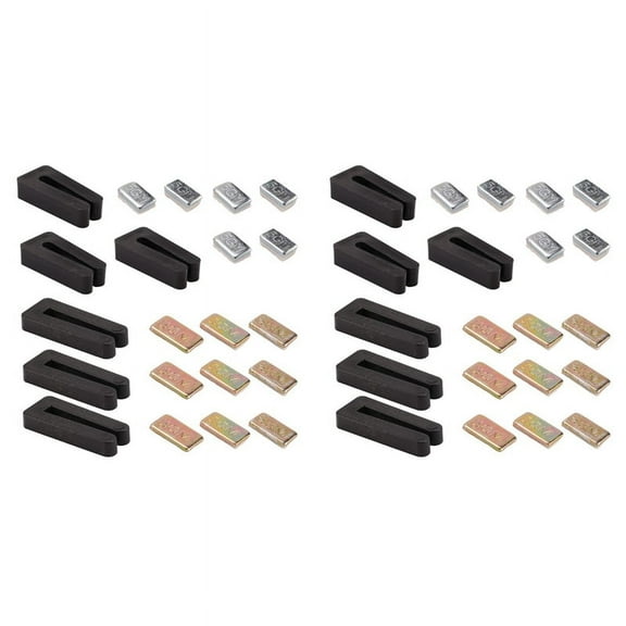 12 Sets of Ceiling Fan Blade Balancing Kit Fan Weight Balancing Kit Include Self-Adhesive Metal 5G Weight and 3G Weight