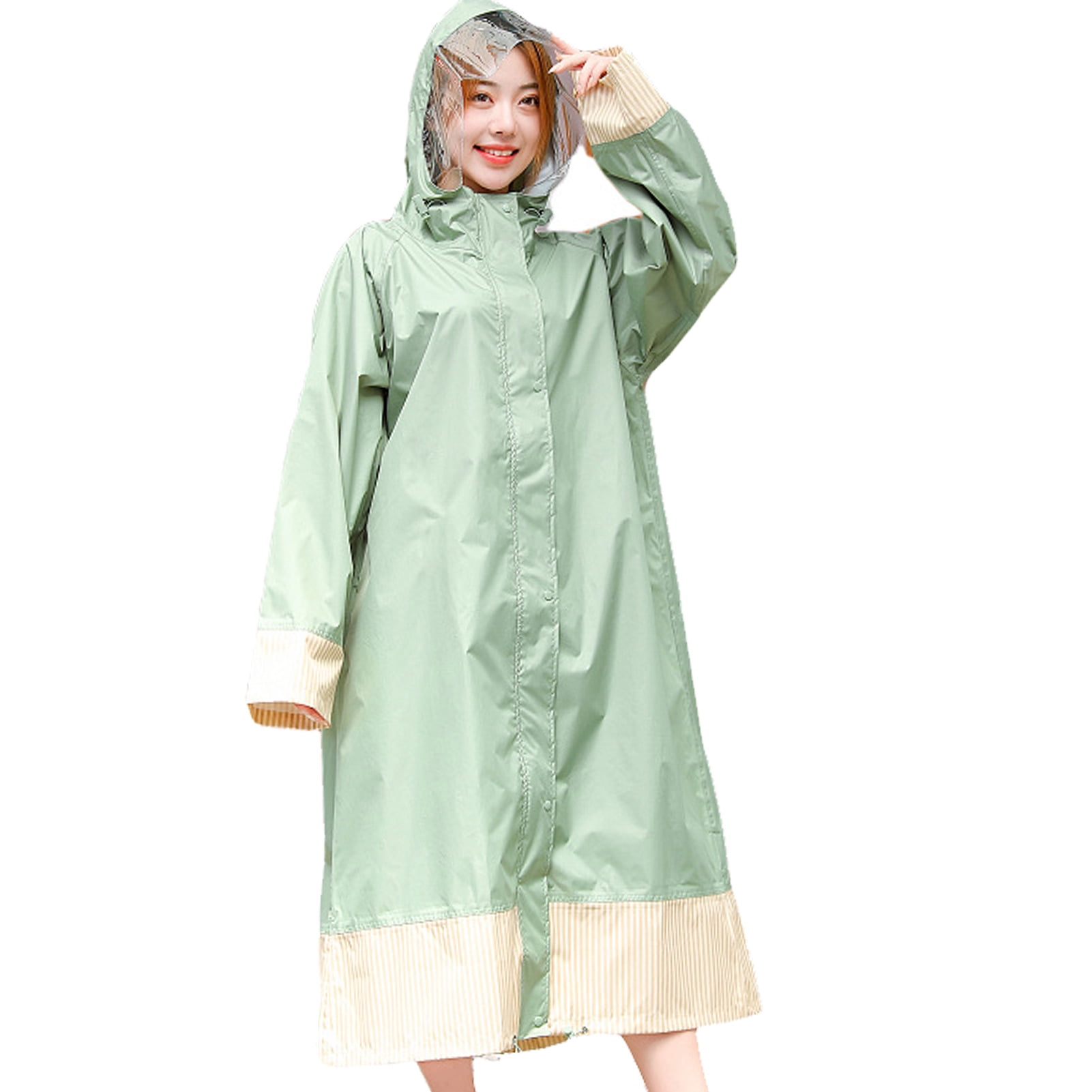 Men Women For Adult Long Raincoat 