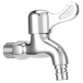 thumbnail image 4 of Grifo de lavadora con rosca macho G1/2, grifo de agua fría individual montado en la pared para fregar, lavabo de piscina, 4 of 14