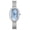 silverblue, variant on Women's Analog Quartz Watch: Oval Case Adjustable Stainless Steel Strap Imitation Diamond Scale Wristwatch - Gift