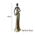 thumbnail image 4 of CoudarTitie Art Statue Figurine Women Sculpture Abstract Art Centerpiece Resin Desktop Collectible Suitable for Living Rooms Bedrooms Offices Gift Giving Home Dec, 4 of 8
