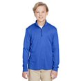 thumbnail image 1 of Youth Zone Sonic Heather Performance Quarter-Zip - SP ROYAL HEATHER - L, 1 of 3