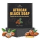 thumbnail image 2 of African Black Soap, 100% Pure Handmade Natural Bar Soap for Acne, Dark Spots & Oily Skin, Raw African Black Soap for Face and Body Wash, 2 of 5