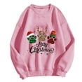thumbnail image 3 of EQWLJWE Chandails en Molleton de Noël pour Femmes, Chandail-Over avec Imprimé Léopard Drôle, Col Rond, Manches Longues Raglan, Cadeaux, Chemise Tendance, Joyeux Noël, Chandails en Molleton Mignons pour Femmes, 3 of 3