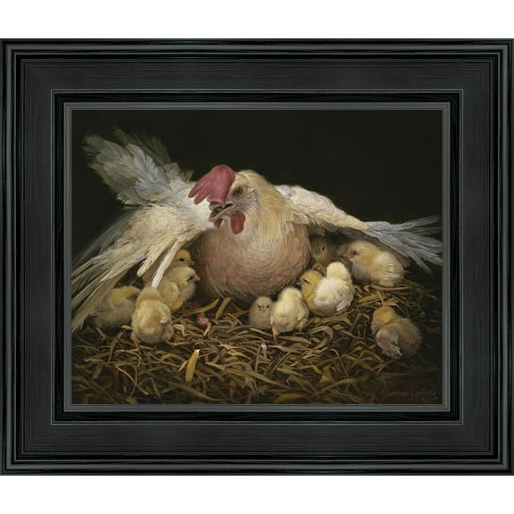 10 X 8 I Would Gather Thee by Liz Lemon Swindle With blackwood Frame