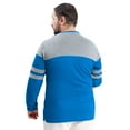 thumbnail image 2 of Men's G-III Sports by Carl Banks Blue/Silver Detroit Lions Adaptive Outlast Long Sleeve T-Shirt, 2 of 3