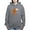 Graphite Gray, variant on CafePress - Oh Snap Gingerbread Man - Pullover Hoodie, Classic & Comfortable Hooded Sweatshirt