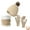 Beige, variant on 3 Pieces Winter Hat Neck Warmer Touchscreen Gloves Set Women's Knitted Yarn Warm and Plush Thick Winter Scarf Gloves Hat Knit Thick Scarf Beanie Hat Scarves Set Gifts for Women