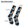 thumbnail image 2 of Pofeuu Ocean Scene with Noah's Ark Print Stockings, Adult Running Hiking Socks for Youth and Adult, 2 of 6