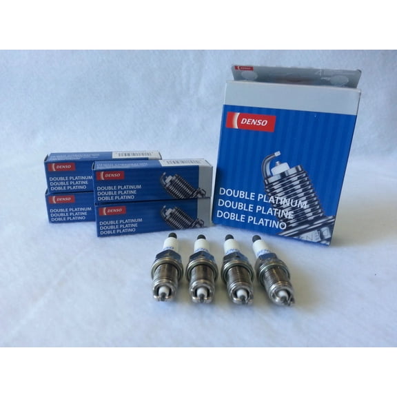 4-DENSO PK20TR11 (3253) Long-Life Double Platinum Spark Plugs Made in Japan
