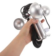 Uonlytech Plated Silver Wind Cup Anemometer Precision Measurement for Home Use