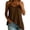 Brown-05, variant on Women's Sleeveless Cami with Asymmetrical Ruffle Hem, Lightweight Linen-Look Trendy Fashion Top for Summer