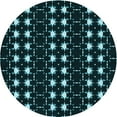 thumbnail image 1 of Ahgly Company Indoor Round Patterned Deep-Sea Green Area Rugs, 5' Round, 1 of 6