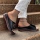 thumbnail image 2 of Amzcrzy Zapatos de mujer,Zapatos de mujer,Zapatillas de mujer, Sandalias ortopédicas de moda para mujer, zapatos casuales con cuñas transpirables y huecas, de color liso y tacón bajo. Sandalias Mujer, 2 of 4