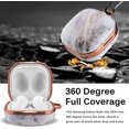 thumbnail image 4 of Funda compatible con Samsung Galaxy Buds Pro 2021, elegante protector de cuerpo completo con revestimiento rígido y funda con llavero, parachoques para Samsung Galaxy Buds 2 2021 / Samsu, 4 of 5