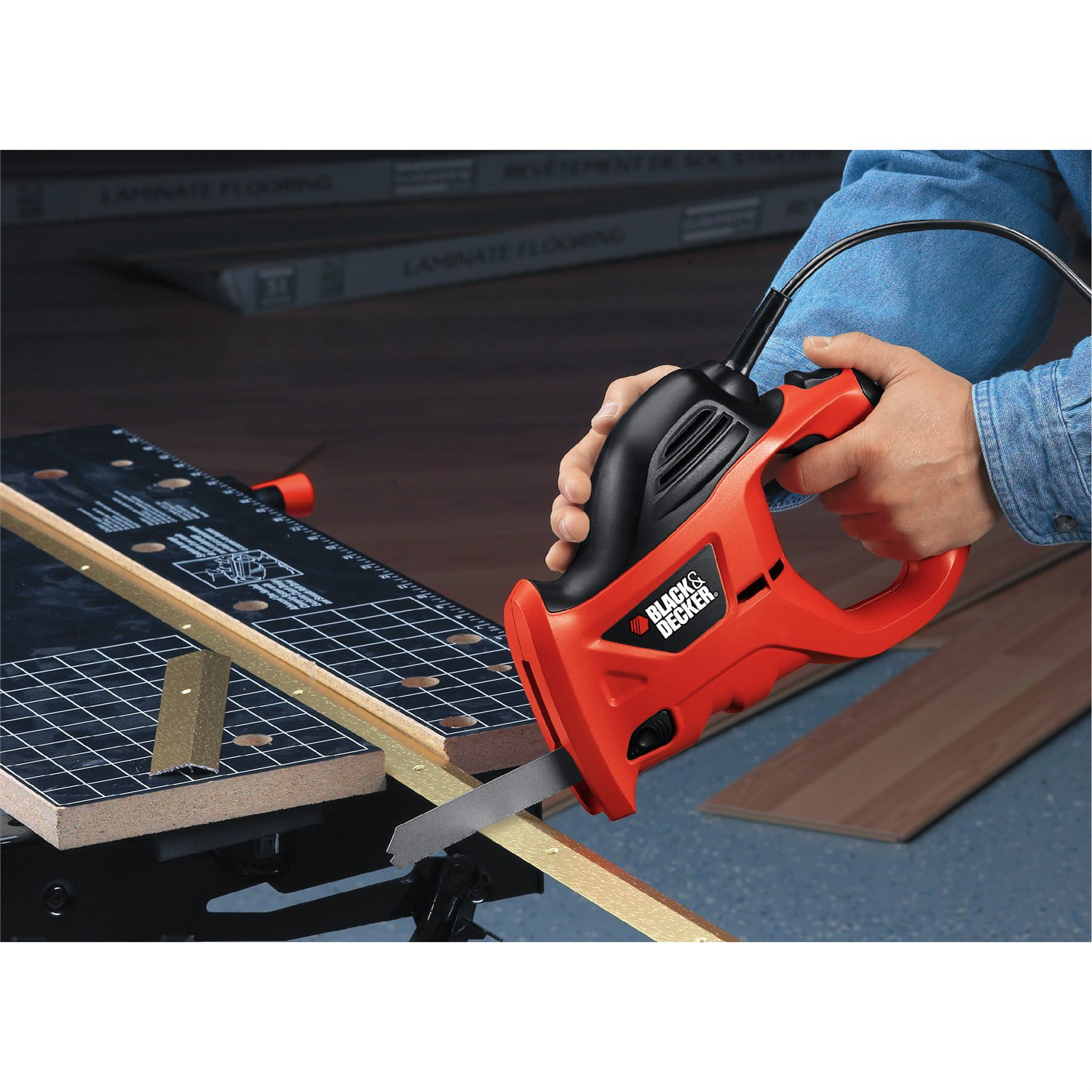 Electric Hand Saw 3.4 Amp Powered Corded Portable Metal-Cutting Blade W// Bag