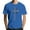 Blue, variant on Men's Crew Neck Short-Sleeve T-Shirt With Crown & Letter Print Casual Daily Wear Soft Breathable Fabric Spring & Summer Basic Tops,Navy,S